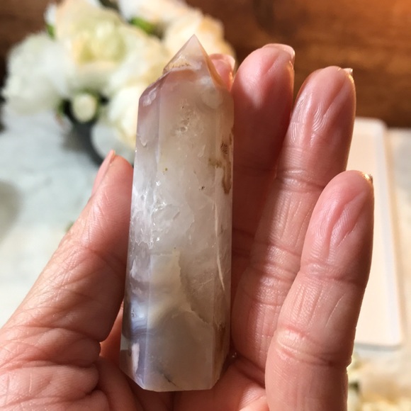 Flower Agate with Quartz - Picture 9 of 15